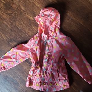 Girls 4T bundle rain coat and Jeans